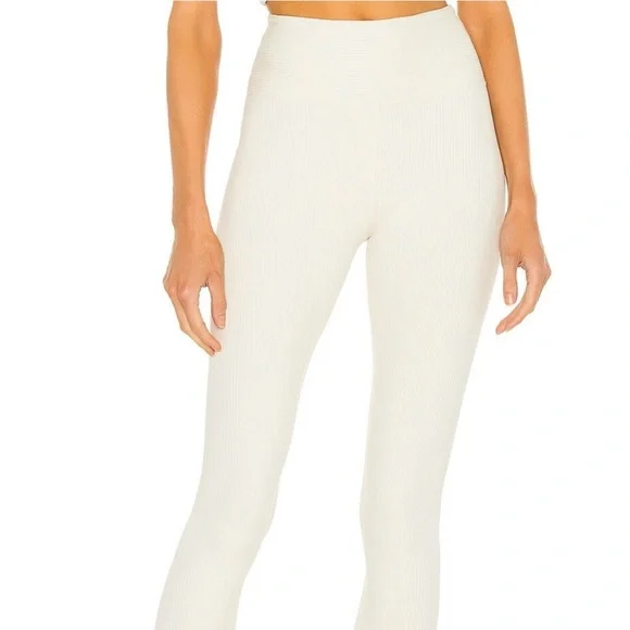 Year of Ours white Ribbed Leggings - Picture 1 of 4